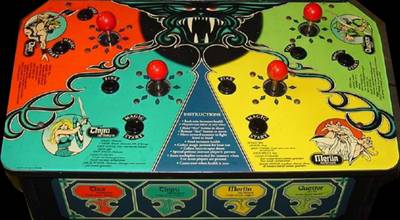 Control Panel:  Gauntlet (2 Players, rev 3)